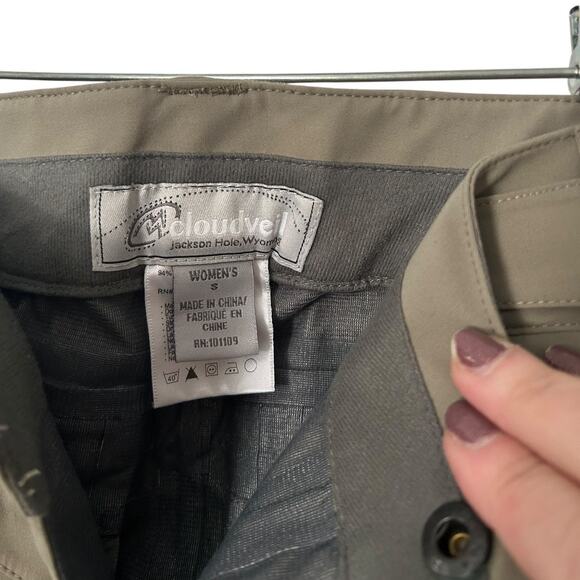Cloudveil RPK Pant Women's Size Small Ski Tan Khaki Waterproof Warm Stretchy - Picture 2 of 10